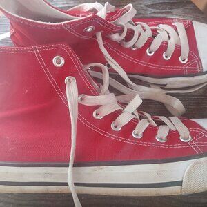 Red High Top Sneakers